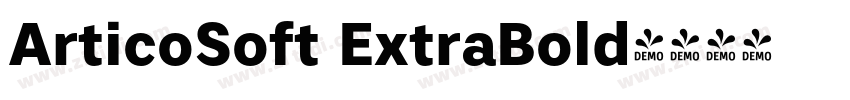 ArticoSoft ExtraBold字体转换